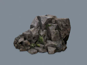 Cliff rocks 3D Model