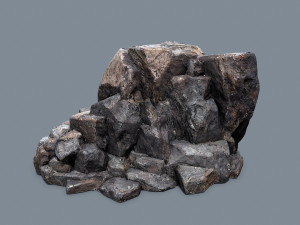 Volcanic rocks 3D Model