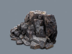 Volcanic rocks 3D Model