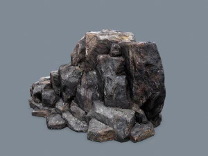 Volcanic rocks 3D Model