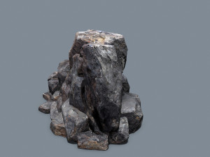Volcanic rocks 3D Model