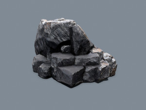 Volcanic rocks 3D Model