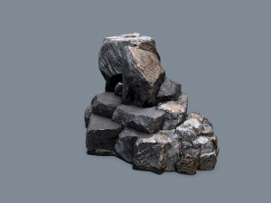 Volcanic rocks 3D Model