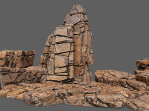 Desert rocks Modello 3D