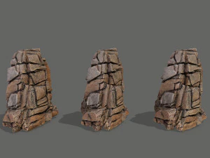 Desert rocks 3D Model