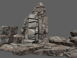 Cliff rocks 3D 모델