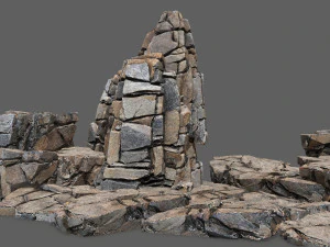 Cliff rocks 3D Model