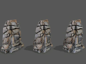 Cliff rocks 3D Model