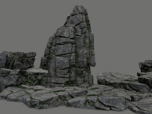 Cliff rocks Modelo 3D