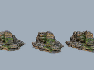 Cliff rocks 3D Модель