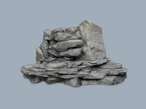 Cliff rocks 3D Model