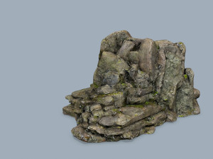 Forest rocks Modelo 3D