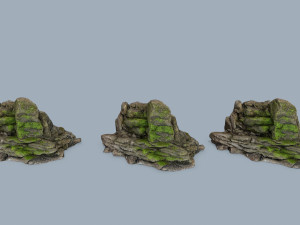 Forest rocks Modelo 3D