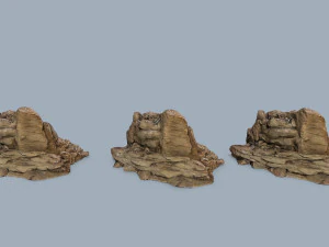 Desert rocks 3D Model