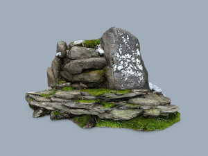 Cliff rocks 3D Model