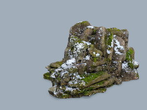 Cliff rocks 3D Model