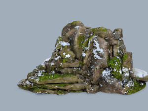 Cliff rocks 3D Model