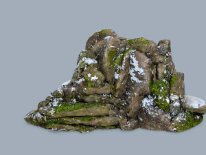 Cliff rocks 3D Model