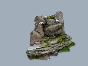 Cliff rocks 3D Model