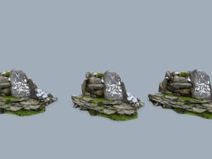 Cliff rocks 3D Model