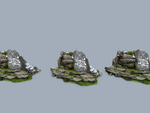 Cliff rocks 3D Model
