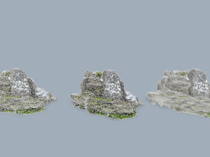 Cliff rocks 3D Model