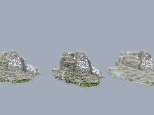 Cliff rocks 3D Model