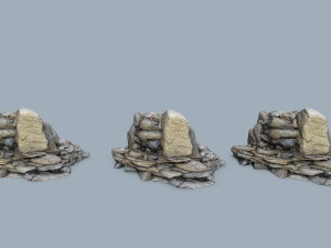 Desert rocks 3D Модель