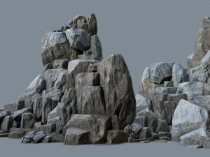 Cliff rocks 3D मॉडल