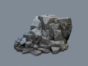 Cliff rocks Modello 3D