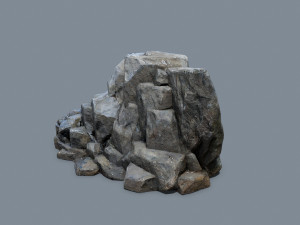 Cliff rocks Modello 3D
