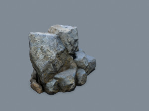 Cliff rocks Modello 3D