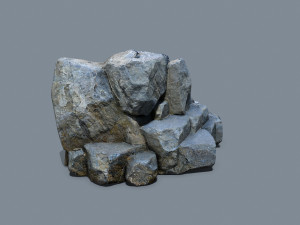 Cliff rocks Modello 3D