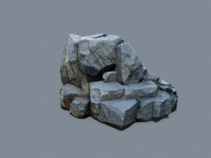 Cliff rocks Modello 3D