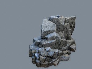 Cliff rocks Modello 3D