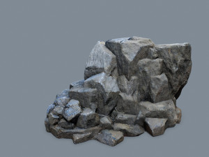Cliff rocks Modello 3D