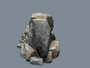 Cliff rocks 3D Model