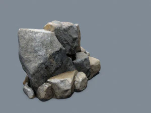 Cliff rocks 3D Model