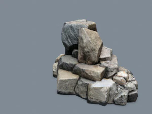 Cliff rocks 3D Model