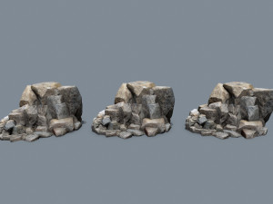 Cliff rocks Modelo 3D