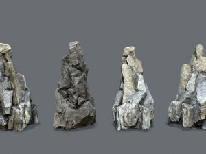 River Stone 3D Model