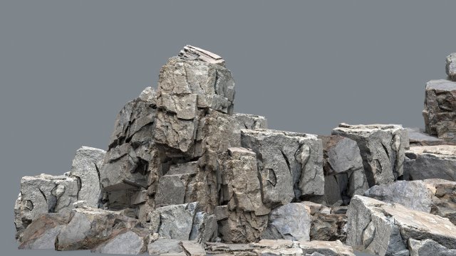 Cliff rocks 3Dモデル .c4d .max .obj .3ds .fbx .stl .blend 