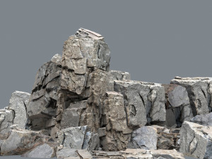 Cliff rocks 3D Model