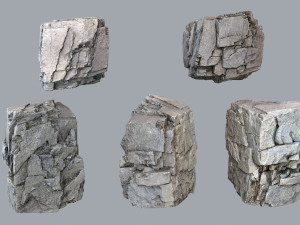 Cliff rocks 3Dモデル