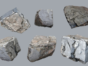 Cliff rocks 3Dモデル