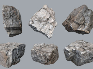 Cliff rocks 3Dモデル
