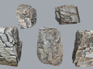 Cliff rocks 3Dモデル