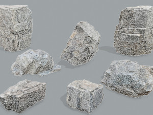 Cliff rocks 3Dモデル