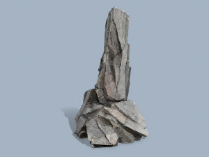Cliff rocks Model 3D