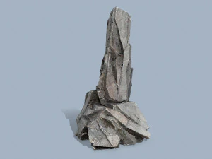 Cliff rocks 3D Model